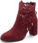 Lascana Highheel-laarsjes met modieuze punt en comfortabele blokhak enkellaars laars - Thumbnail 2