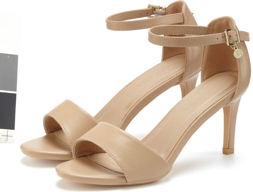 Lascana Highheel sandaaltjes Zomerschoen sandaal riemzandalen VEGAN
