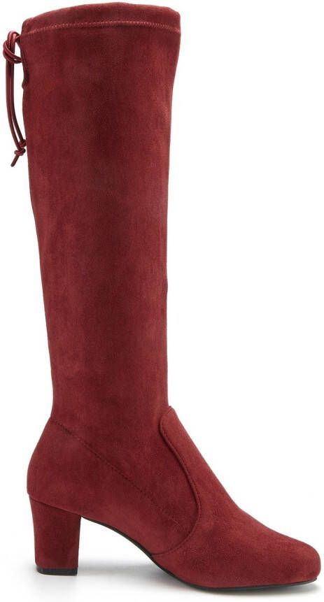 Lascana Instaplaarzen Slip-on boots slouchy boots slip-on stretch & blokhak