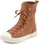 Lascana Laarsjes in combat-look high top sneaker veterschoen textiel laarzen - Thumbnail 2