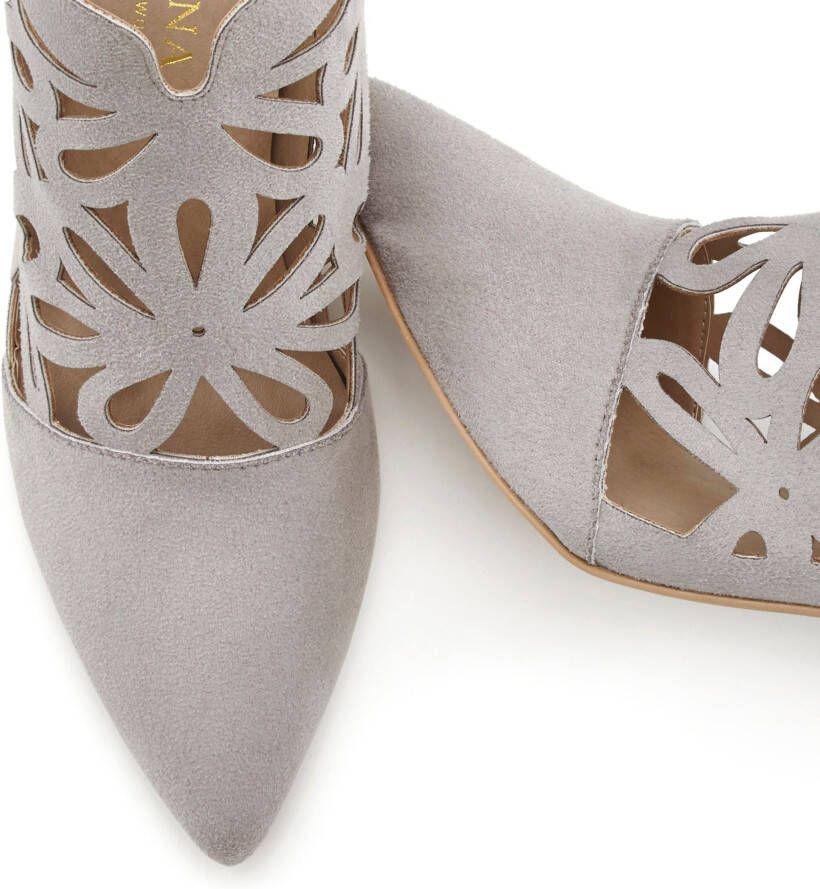 Lascana Highheel-laarsjes met vrouwelijke punt en blokhak ankle boot laars