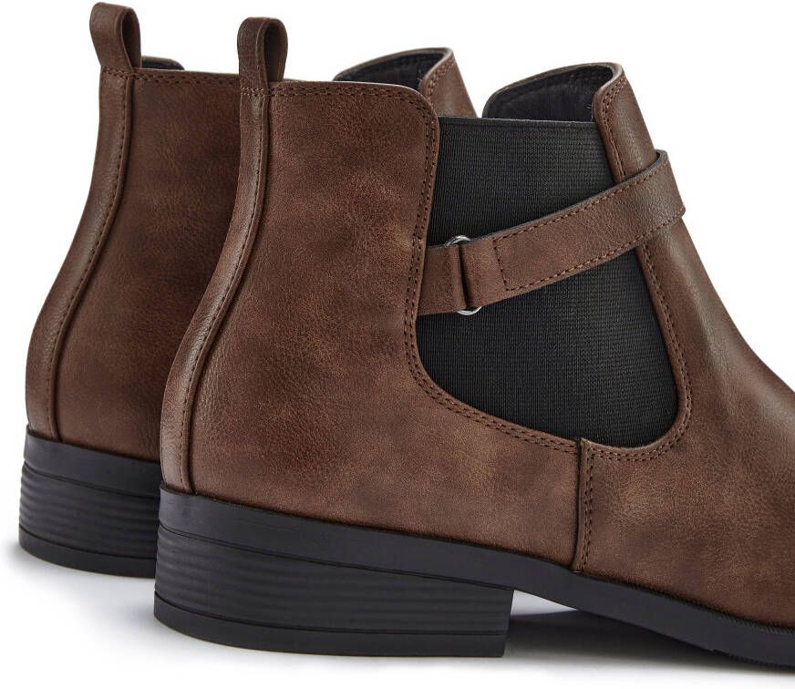 Vivance Chelsea-boots met stretch inzet enkellaarsjes vegan