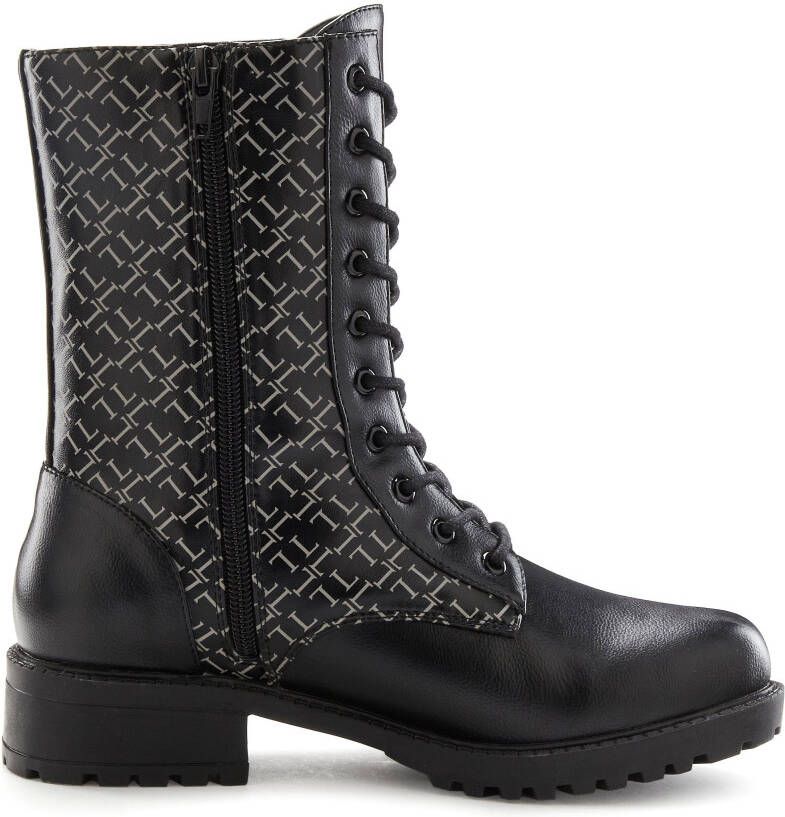 Lascana Laarsjes met modieuze print laarzen boots vegan