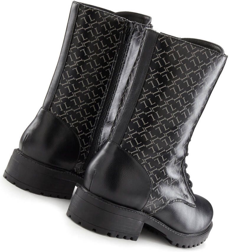 Lascana Laarsjes met modieuze print laarzen boots vegan