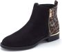 Lascana Laarsjes Ankle boots laarzen met leeuw-print vegan - Thumbnail 3