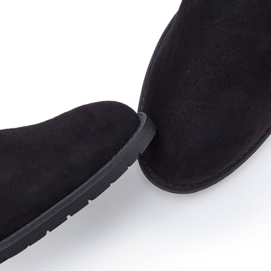 Lascana Laarsjes Ankle boots laarzen met leeuw-print vegan