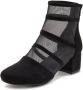 Lascana Laarsjes Ankle boots laarzen met modieuze mesh-inzetten vegan - Thumbnail 2