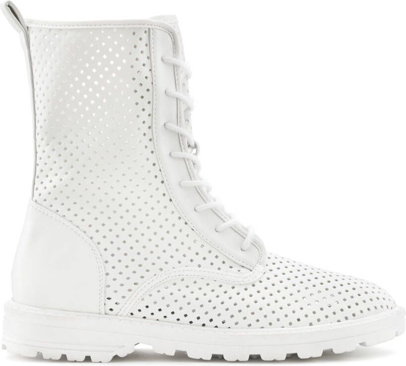 Lascana Veterlaarsjes voor veters met modieuze cut-outs laarzen boots hoge sneakers