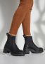Lascana Chelsea-boots van leer met modieuze blokhak enkellaarsjes - Thumbnail 7