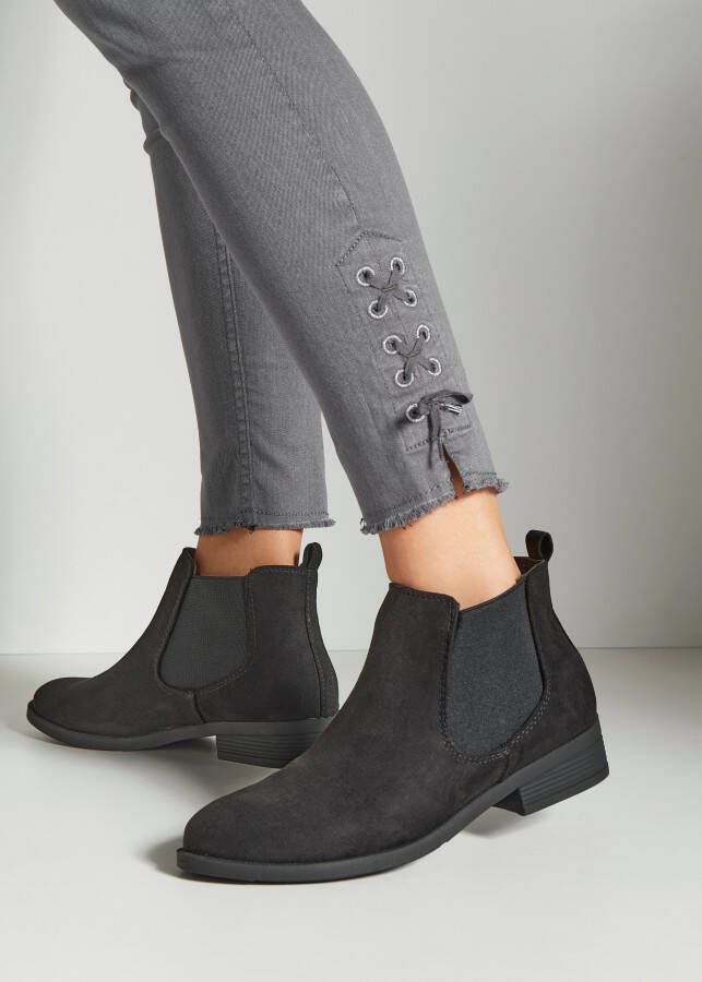 Vivance Chelsea-boots comfortabel om in te glijden vegan enkellaarsjes