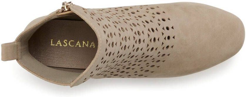 Lascana Laarsjes Laarzen met kleine cut-outs VEGAN
