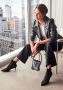 Lascana Enkellaarsjes Sock Boot High heel laarsjes laarzen kleine hak & elastische punt - Thumbnail 7