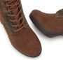 Lascana Hoge veterschoenen Ritslaarzen high heel laarsjes met blokhak - Thumbnail 4