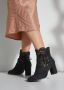 Lascana Highheel-laarsjes met modieuze punt en comfortabele blokhak enkellaars laars - Thumbnail 8