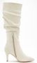 Lascana Laarzen met ritssluiting met modieuze rimpeling lange schacht high-heel enkellaars slouchy boots - Thumbnail 3