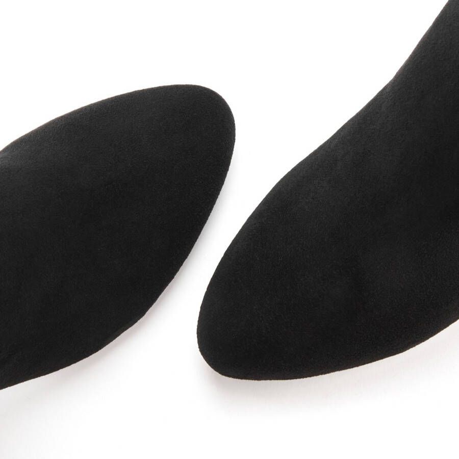 Lascana Laarzen Lange laars enkellaars met blokhak in twee kleuren look