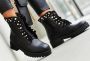 Lascana Laarzen met ritssluiting met glinsterende steentjes en kleine ruches laarsjes ankle boots - Thumbnail 2