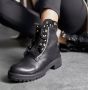 Lascana Laarzen met ritssluiting met glinsterende steentjes en kleine ruches laarsjes ankle boots - Thumbnail 9