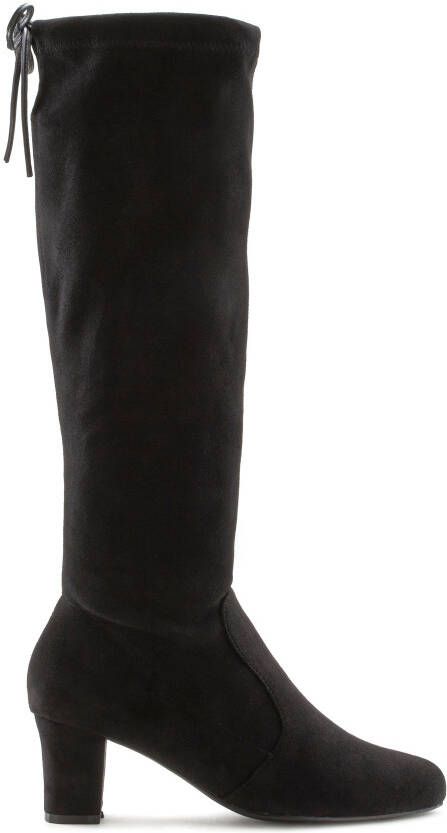 Lascana Instaplaarzen Slip-on boots slouchy boots slip-on stretch & blokhak
