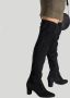 Lascana Overknee-laarzen Slouchy boots lange schacht laarzen instap laars zacht stretchmateriaal - Thumbnail 6