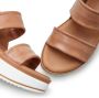 Lascana Plateausandaaltjes Zomerschuh sandalen bandjesandalen open schoen Sandalette van leer met modieus comfortabele plateausole - Thumbnail 5
