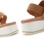 Lascana Plateausandaaltjes Zomerschuh sandalen bandjesandalen open schoen Sandalette van leer met modieus comfortabele plateausole - Thumbnail 6