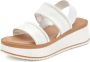 Lascana Plateausandaaltjes Zomerschoen sandalen bandjesandalen open schoen Sandalette van leer met modieus comfortabele plateausole - Thumbnail 3