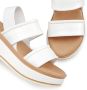 Lascana Plateausandaaltjes Zomerschoen sandalen bandjesandalen open schoen Sandalette van leer met modieus comfortabele plateausole - Thumbnail 6
