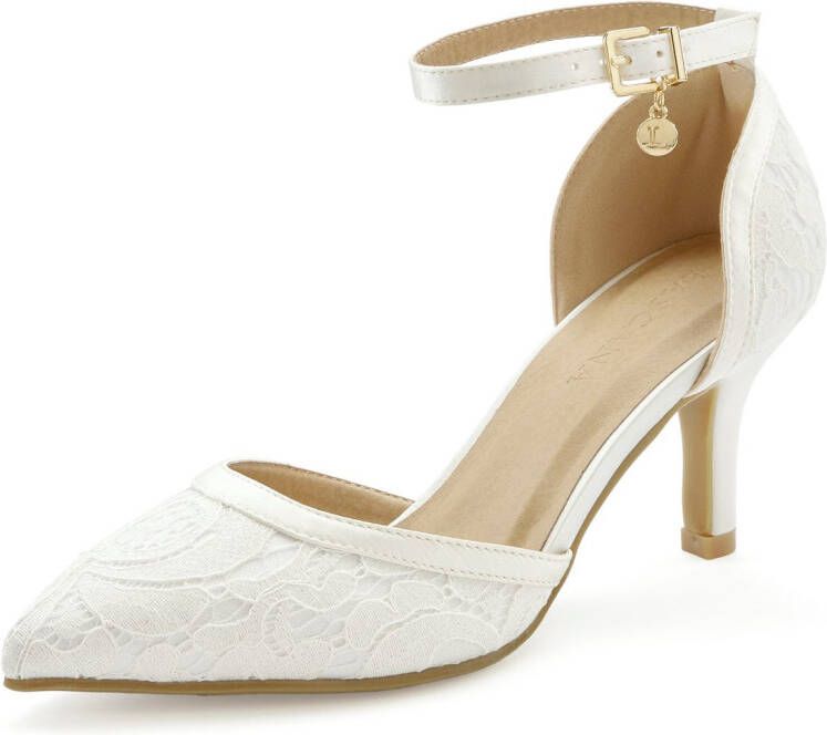 Lascana Pumps Slingpumps riemchenpumps met punt en comfortabele hakhoogte