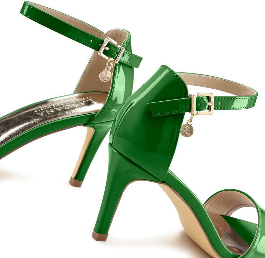 Lascana Highheel sandaaltjes High heel sandaal bandjessandaal in tijdloos ontwerp riem-sandaal vegan