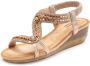 Lascana Sandalen Zomerschoen Sandalette zomerschoen kleine sleehak en elastische banden - Thumbnail 2