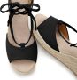 Lascana Sleehaksandaaltjes Zomerschoen Sandalette sandaal met sleehak bamboe-look & veters VEGAN - Thumbnail 5