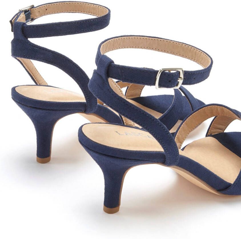 Lascana Sandaaltjes Zomerschoen High heel sandaal bandjessandaal zomerschoen VEGAN