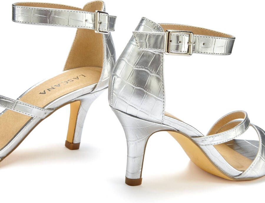 Lascana Sandaaltjes Zomerschoen High heel sandaal bandjessandaal zomerschoen met bandjes VEGAN