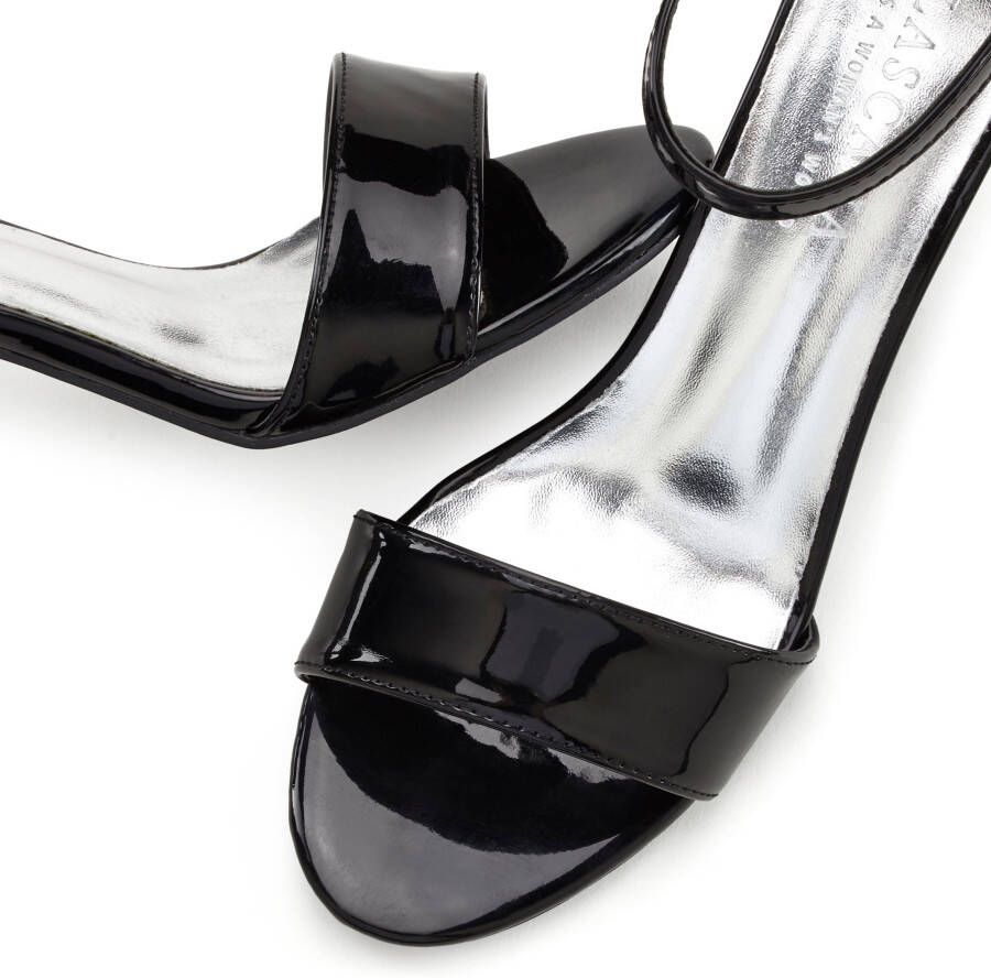 Lascana Highheel sandaaltjes High heel sandaal bandjessandaal in tijdloos ontwerp riem-sandaal vegan