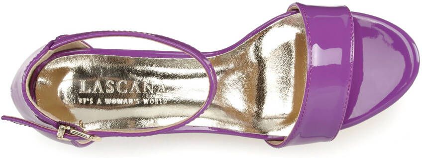 Lascana Highheel sandaaltjes Zomerschoen in tijdloos ontwerp riem-sandaal vegan