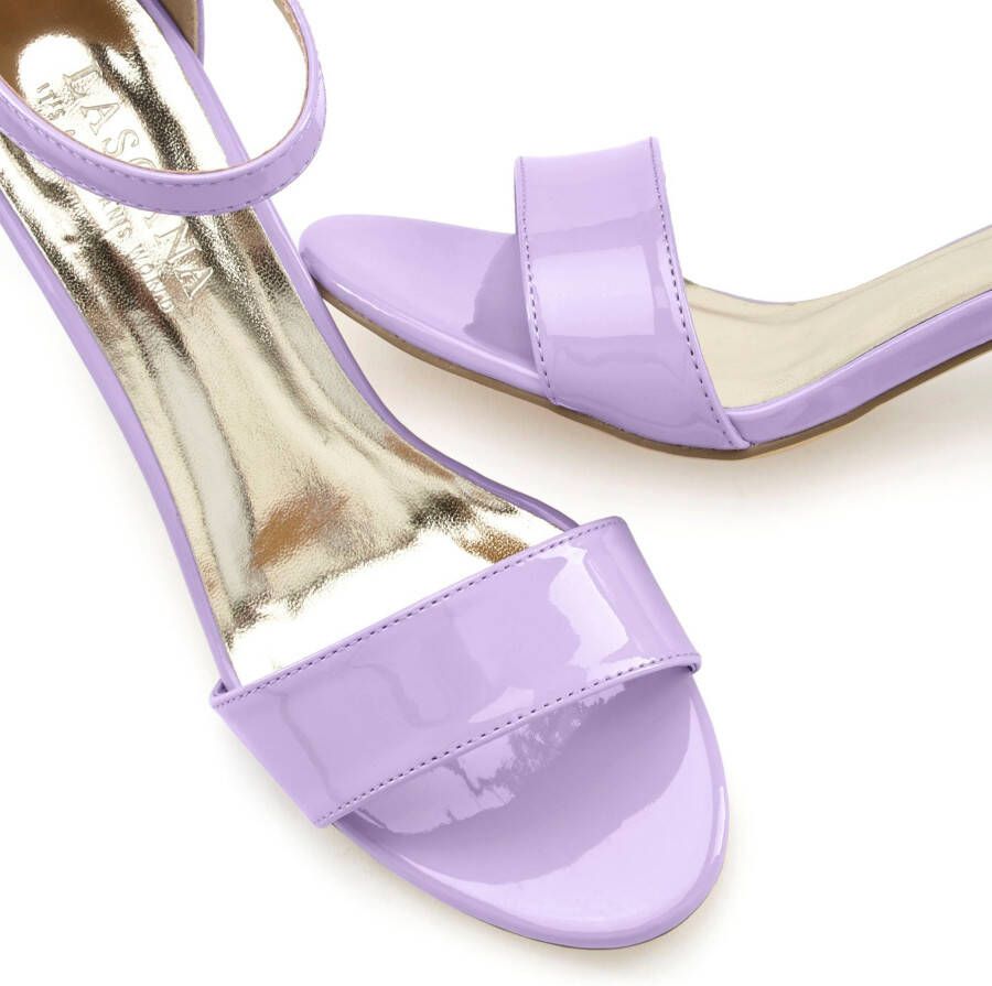 Lascana Highheel sandaaltjes High heel sandaal bandjessandaal in tijdloos ontwerp riem-sandaal vegan