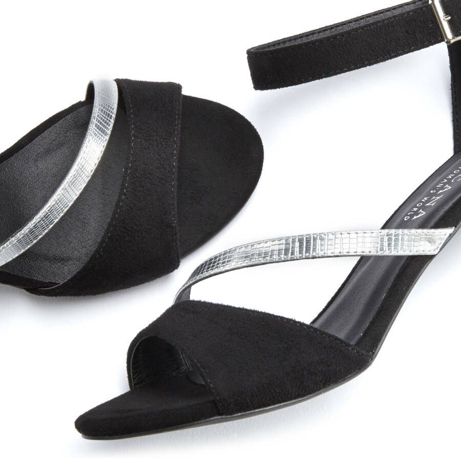 Lascana Sandaaltjes Zomerschoen High heel sandaal bandjessandaal zomerschoen met bandjes VEGAN