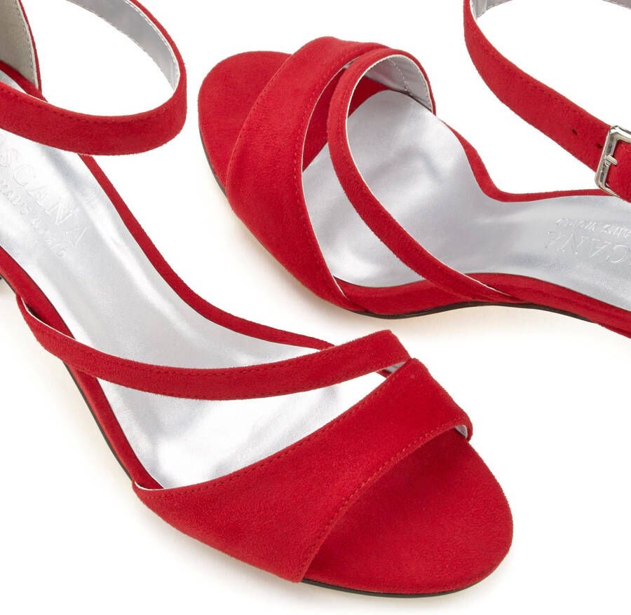 Lascana Sandaaltjes Zomerschoen High heel sandaal bandjessandaal zomerschoen met bandjes VEGAN
