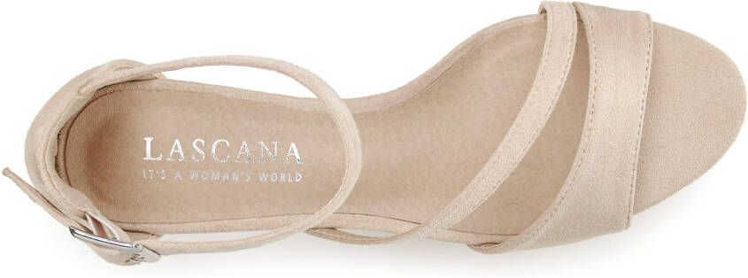 Lascana Sandaaltjes Zomerschoen High heel sandaal bandjessandaal zomerschoen met bandjes VEGAN