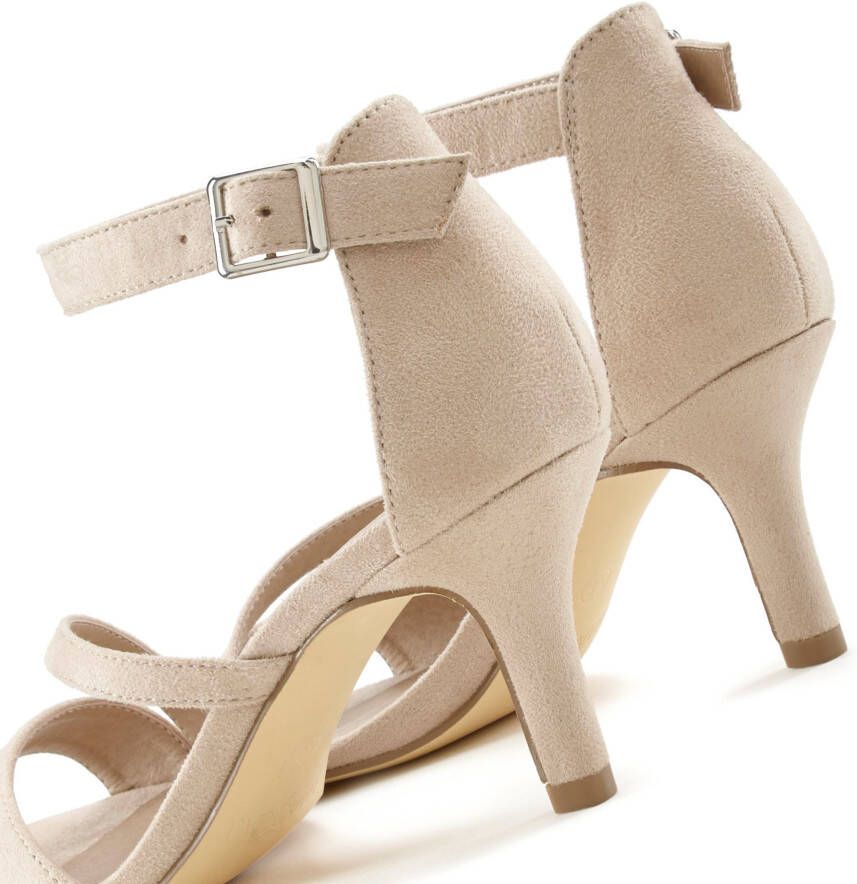 Lascana Sandaaltjes Zomerschoen High heel sandaal bandjessandaal zomerschoen met bandjes VEGAN