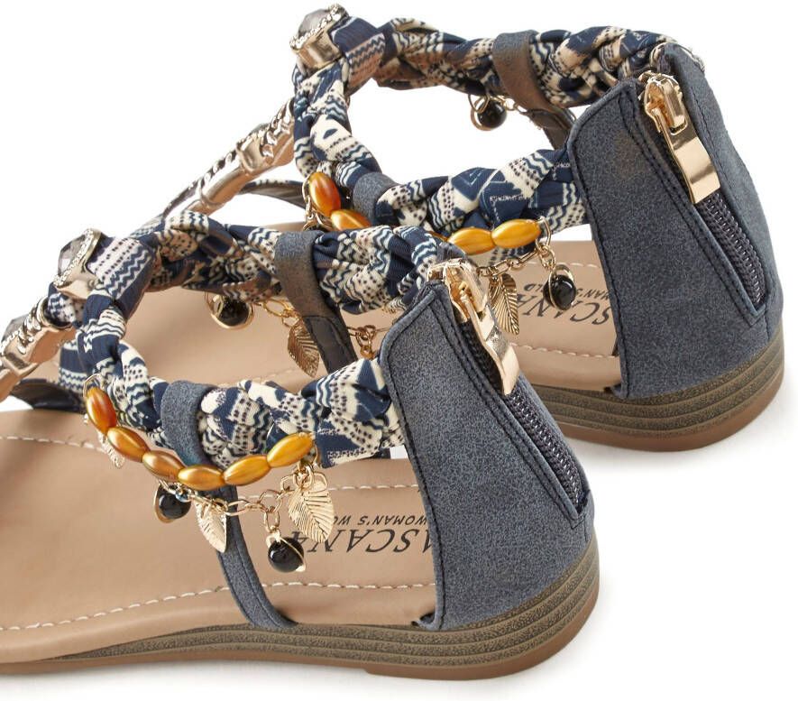 Lascana Sandalen Zomerschoen Sandalette zomerschoen kleine sleehak modieuze versiering VEGAN - Foto 5