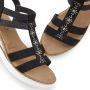 Lascana Sandaaltjes Zomerschoen Sandalette zomerschoen met sleehak en sierstenen VEGAN - Thumbnail 5