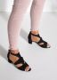 Lascana Sandalen Zomerschoen Sandalette zomerschoen met cut-outs en comfortabele blokhak VEGAN - Thumbnail 2