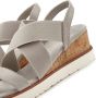 Lascana Sandaaltjes Zomerschoen Sandaal zomerschoen met sleehak en elastische bandjes VEGAN - Thumbnail 5