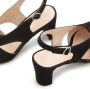 Lascana Sandaaltjes Sling-sandalette sandaal zomerschoen met verfijnde uitsnede van faux-suede vegan - Thumbnail 5