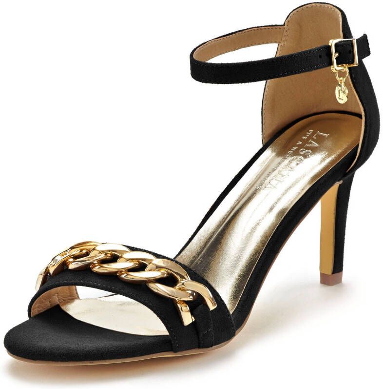 Lascana Sandalen Zomerschoen Sandaal zomerschoen met ketting-element VEGAN