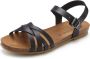 Lascana Sandalen Sandalet Zomerschoen van leer met comfortabel kurken voetbed - Thumbnail 2