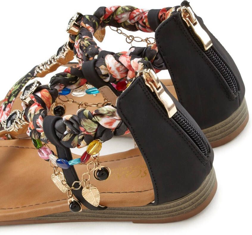 Lascana Sandalen Zomerschoen Sandalette zomerschoen in festival-look VEGAN