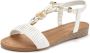 Lascana Sandalen Zomerschoen Sandalette zomerschoen met elastische banden sieraantjes - Thumbnail 3